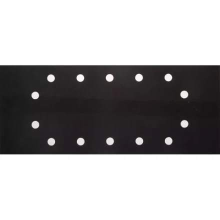 Лист шлиф. универсал. URAGAN &quot;Оптимален для твердых пород дерева&quot; 14 отверстий по кругу, для ПШМ, P320, 115х280мм, 50шт 907-22104-320-50 купить в Тюмени