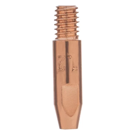 Токосъемный наконечник под проволоку 1,2 мм, М6х28, E-CU, 20 шт для MIG горелки тип 24 Denzel 93648 купить в Тюмени