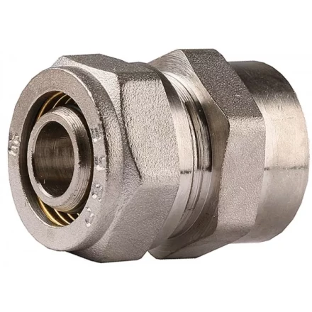 Соединитель ЗУБР с внутренней резьбой, цанга-гайка, 1/2&quot;х20х2,0 мм, никель 51402-20-1/2 купить в Тюмени