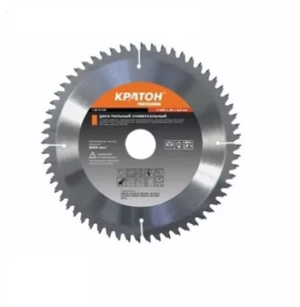 Диск пильный по дереву PROFESSIONAL 350 х 50 х 3.2 мм 80Т КРАТОН 1 06 03 039 купить в Тюмени