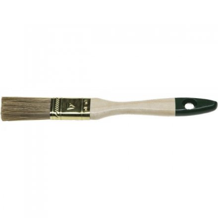 Кисть плоская STAYER &quot;LASUR-STANDARD&quot;, смешанная (натуральная и искусственная) щетина, деревянная ручка, 20мм 01031-20 купить в Тюмени