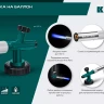 KG-1000 цельнометаллическая газовая горелка с пъезоподжигом, на баллон с цанговым соединением, 1450°C 55514 купить в Тюмени