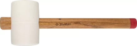 Киянка ЗУБР &quot;МАСТЕР&quot; резиновая белая, с деревянной рукояткой, 0,9кг 20511-900_z01 купить в Тюмени