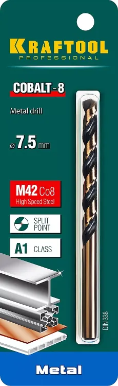 Сверла по металлу HSS-Co 29656-7.5 купить в Тюмени