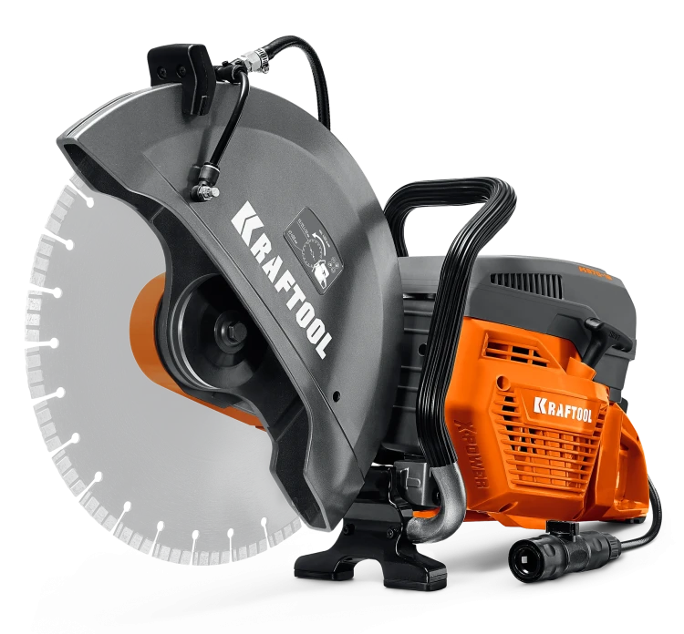 KRAFTOOL 4800 Вт, 400 мм, без диска, бензорез по бетону (бетонорез) (K970-16) купить в Тюмени
