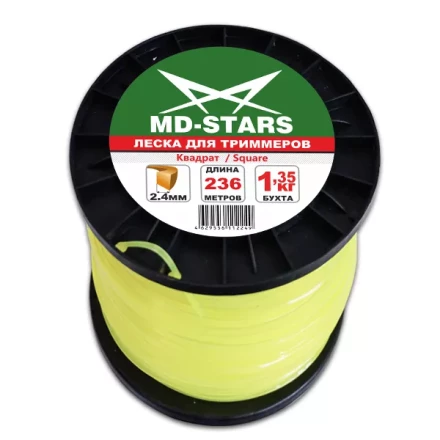 Леска для триммера SQUARE (квадрат) катушка 3,3ММХ123М купить в Тюмени
