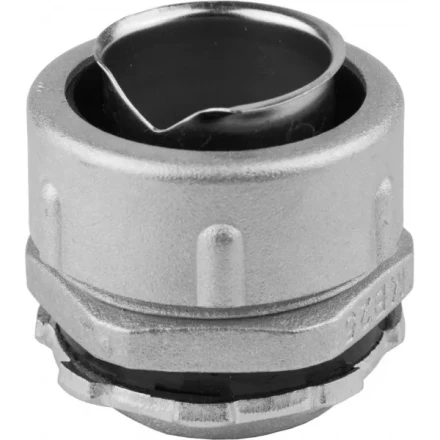 Муфта СВЕТОЗАР вводная металлич, с наружной резьбой, для металлорукава диаметром 25мм, IP54 60200-25 купить в Тюмени