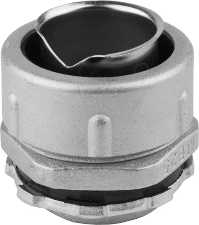 Муфта СВЕТОЗАР вводная металлич, с наружной резьбой, для металлорукава диаметром 25мм, IP54 60200-25 купить в Тюмени