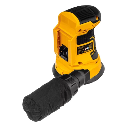 Машина шлифовальная эксцентриковая аккумуляторная COS-125-0, 18В Li-Ion Denzel 28471 купить в Тюмени