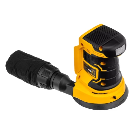 Машина шлифовальная эксцентриковая аккумуляторная COS-125-0, 18В Li-Ion Denzel 28471 купить в Тюмени