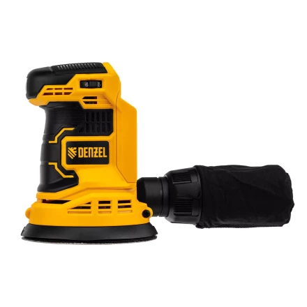 Машина шлифовальная эксцентриковая аккумуляторная COS-125-0, 18В Li-Ion Denzel 28471 купить в Тюмени