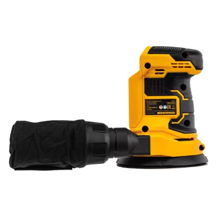 Машина шлифовальная эксцентриковая аккумуляторная COS-125-0, 18В Li-Ion Denzel 28471 купить в Тюмени