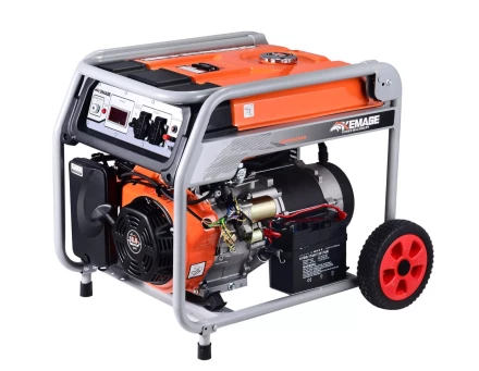 Генератор бензиновый TOR KM8000H 6,0 кВт 220В 27 л с электростартером и колесами 1011098 купить в Тюмени