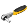 Ключ-трещотка для бит 1/4" Denzel 11633, 52 зуба, CrMo, адаптер для торцевых головок Denzel купить в Тюмени