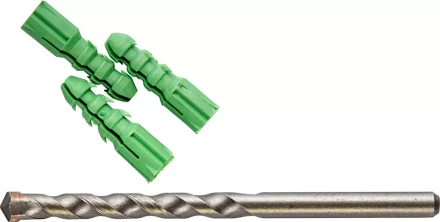 Набор STAYER Свeрла &quot;MASTER&quot; по бетону, 10мм, с дюбелями, 11 предметов 29111-H11-10 купить в Тюмени