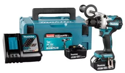 Аккумуляторная дрель-шуруповёрт Makita DDF486RTJ купить в Тюмени