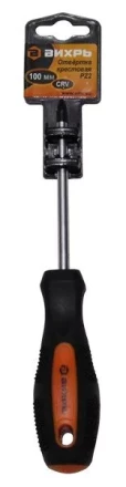 Отвёртка крестовая PZ2 100 мм Вихрь купить в Тюмени