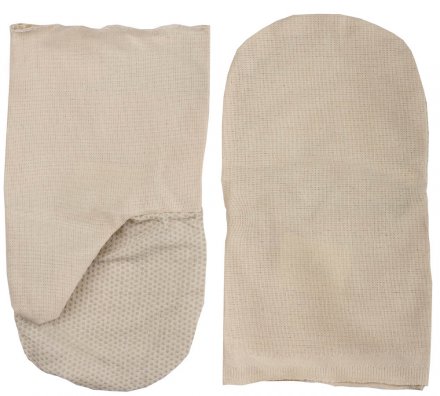 Рукавицы хлопчатобумажные, двунитка с защитой от скольжения ПВХ, XL 11413 купить в Тюмени