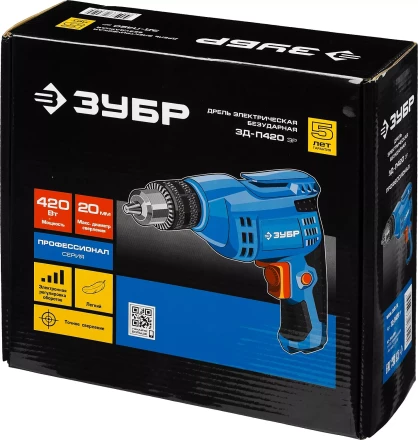 Дрель реверсивная ЗД-П420 ЭР серия ПРОФЕССИОНАЛ купить в Тюмени