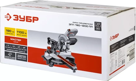 Пила торцовочная с протяжкой ЗПТ-190-1200 ПЛ серия МАСТЕР купить в Тюмени