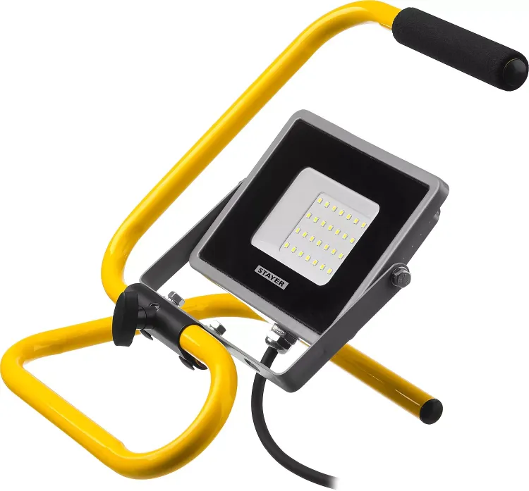 Прожектор LEDPro светодиодный, STAYER Profi 57135-30, переносной с подставкой, 30Вт 57135-30 купить в Тюмени
