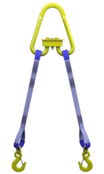 Строп текстильный двухветвевой 2СТ 0.63 т L=1 м SF6 30 мм Звено РТ-3