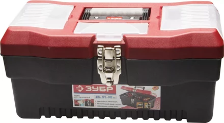 Ящик ЗУБР &quot;МАСТЕР&quot; пластмассовый для инструмента, 40,6x22,5x20,2см, 16&quot; 38322_z01 купить в Тюмени