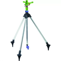 Разбрызгиватель латунный, импульсный, с регулир. угла гор. распыления до 26 м,  штатив  PALISAD 65418