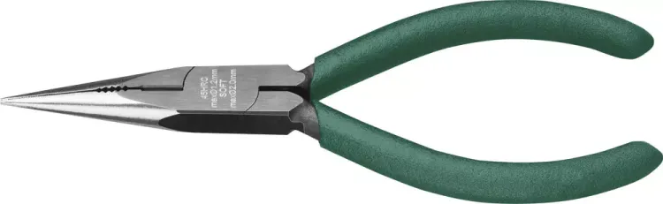 Тонкогубцы KRAFTOOL "KRAFT-MINI", обливные рукоятки, CrV сталь, 140мм 220017-3-14 купить в Тюмени