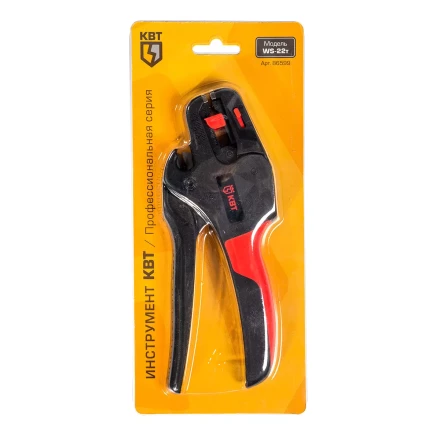 Автоматический торцевой стриппер КВТ WS-22т для снятия изоляции с проводов 0.08–10 мм (86599) купить в Тюмени