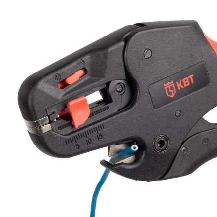 Автоматический торцевой стриппер КВТ WS-22т для снятия изоляции с проводов 0.08–10 мм (86599) купить в Тюмени