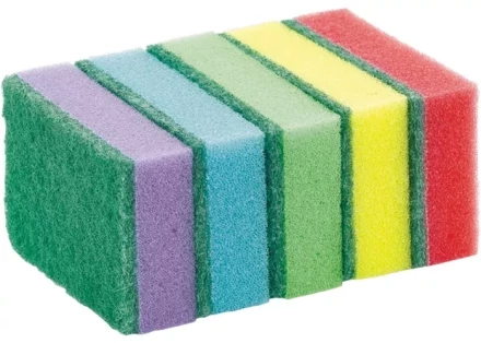 Губки для посуды Optima MAXI 98х65х31 мм 5шт ТМ Elfe 92353 купить в Тюмени