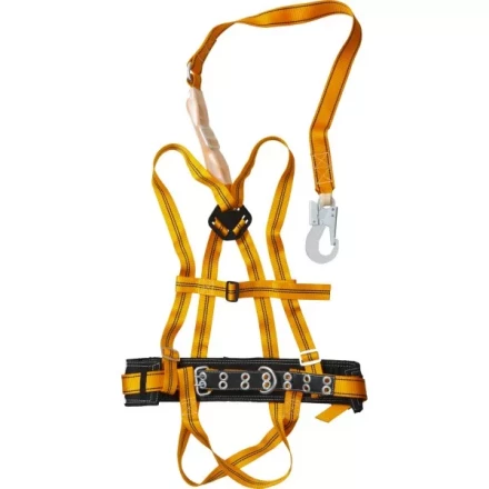 Лямочный пояс СИБИН тип ППДаА, материал стропа - лента, с наплечными и набедренными лямками 11563 купить в Тюмени