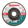 Круг Лепестковый Торцевой (КЛТ) HAMMER КЛТ 1 Ф125х22 Р80 213-036 купить в Тюмени