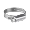 ЗУБР Х-9Н, 12 - 22 мм, накатная лента 9 мм, цинк, 50 шт, червячный хомут (37807-22) купить в Тюмени