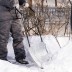 Движок для уборки снега оцинкованный, 750х420х1120 мм, усиленный, стальная рукоятка,Россия, Сибртех 61497 купить в Тюмени