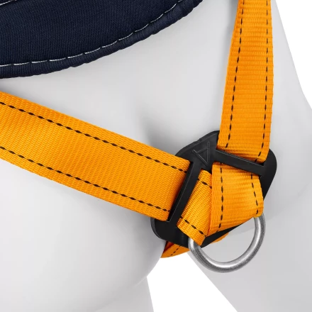 Удерживающе-страховочная привязь Сибртех 89507, модель УСП II, наплечные и набедренные лямки, высокий кушак купить в Тюмени