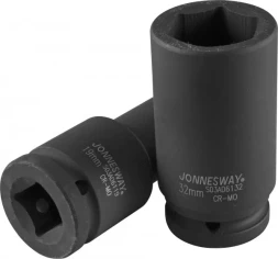 Головка ударная шестигранная 3/4" М24 удлиненная S03AD6124 Jonnesway 48585