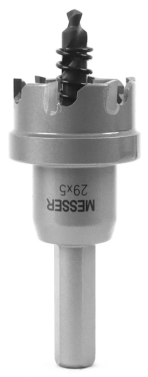 ТСТ коронка MESSER 29X5 с центрирующим сверлом и толкающей пружиной купить в Тюмени