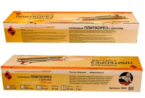 Плиткорез 500мм циркуль Энкор 3661 купить в Тюмени