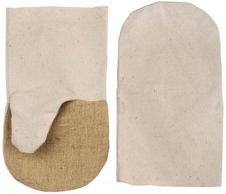 Рукавицы хлопчатобумажные с брезентовым наладонником, XL 11421 купить в Тюмени