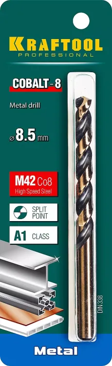 Сверла по металлу HSS-Co 29656-8.5 купить в Тюмени