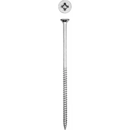 Саморезы СУ-Б универсальные, 140 x 6.0 мм, 600 шт, белый цинк, ЗУБР 300370-60-140 купить в Тюмени