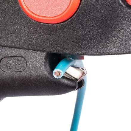 Автоматический торцевой стриппер КВТ WS-16 для снятия изоляции с проводов 0.5–6.0 мм с функцией резки (90987) купить в Тюмени