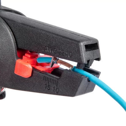 Автоматический торцевой стриппер КВТ WS-16 для снятия изоляции с проводов 0.5–6.0 мм с функцией резки (90987) купить в Тюмени