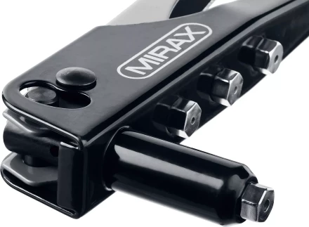 Заклепочник, MIRAX 31033, для алюминиевых заклепок d=2,4 / 3,2 / 4,0 / 4,8 мм, длина 225мм 31033_z01 купить в Тюмени