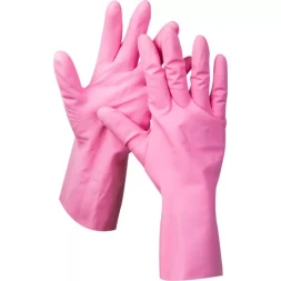 Перчатки ЗУБР &quot;МАСТЕР&quot; латексные, повышенной прочности, х/б напыление, рифлёные, 100% латекс, 100% хлопок, размер M 11250-M