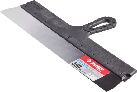 Шпатель ЗУБР &quot;МАСТЕР&quot; ФАСАДНЫЙ нержавеющее полотно, 450мм 10077-45 купить в Тюмени