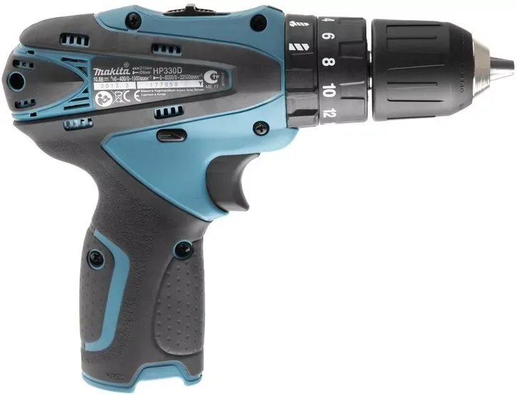 Дрель-шуруповерт аккумуляторная Makita HP330DZ ударный (без АКБ и ЗУ) купить в Тюмени