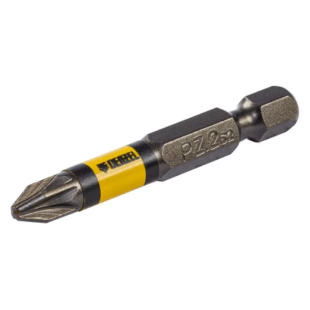 Набор бит комбинированный 3 шт., PZ1, PZ2, PZ3, 50 мм, сталь S2 Denzel 11677 купить в Тюмени